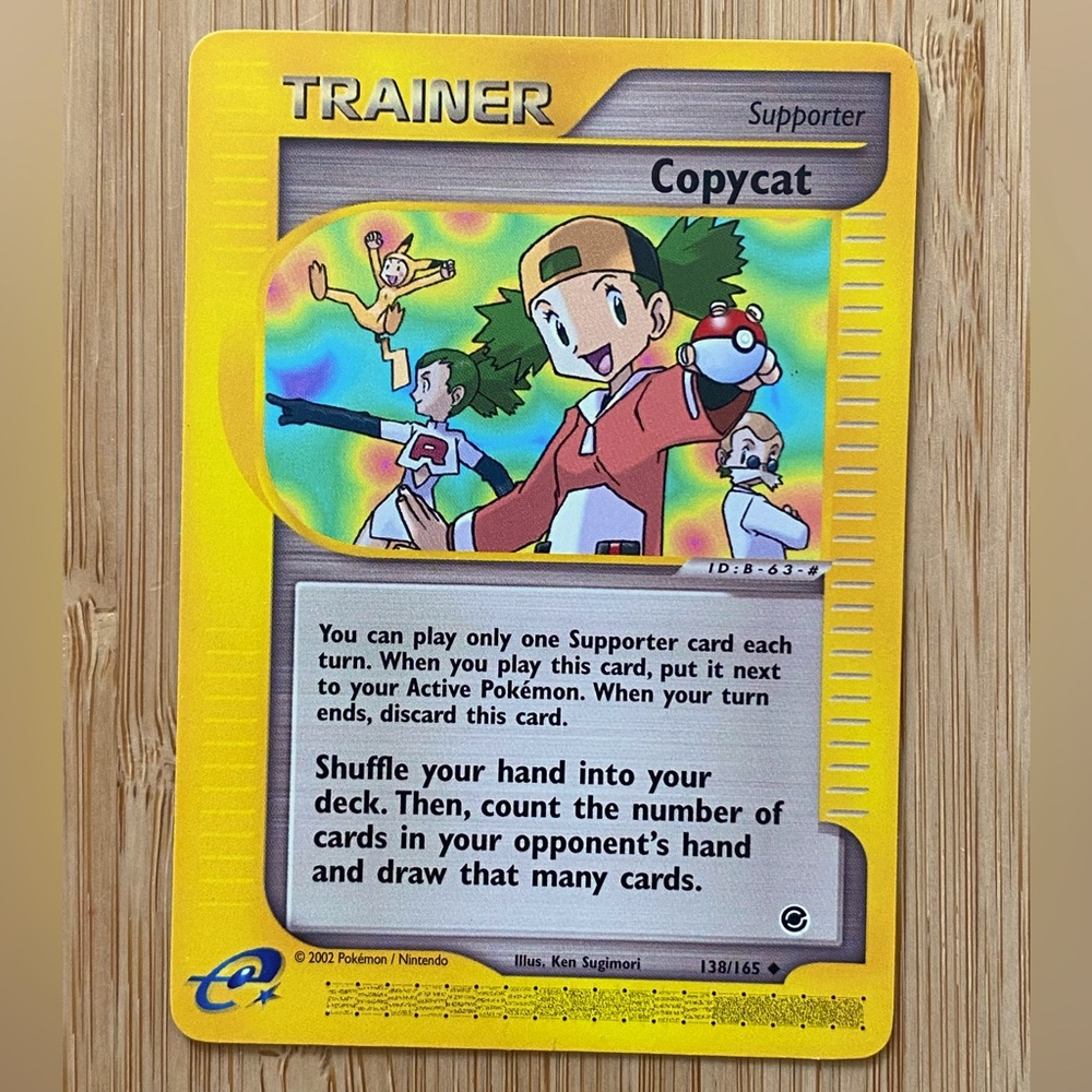 Copycat TCG Pokemon card 2002 #138